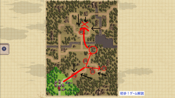 第２幕ミッション１MAP戦略